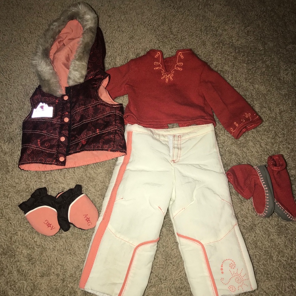 American Girl 18” doll winter ski suit